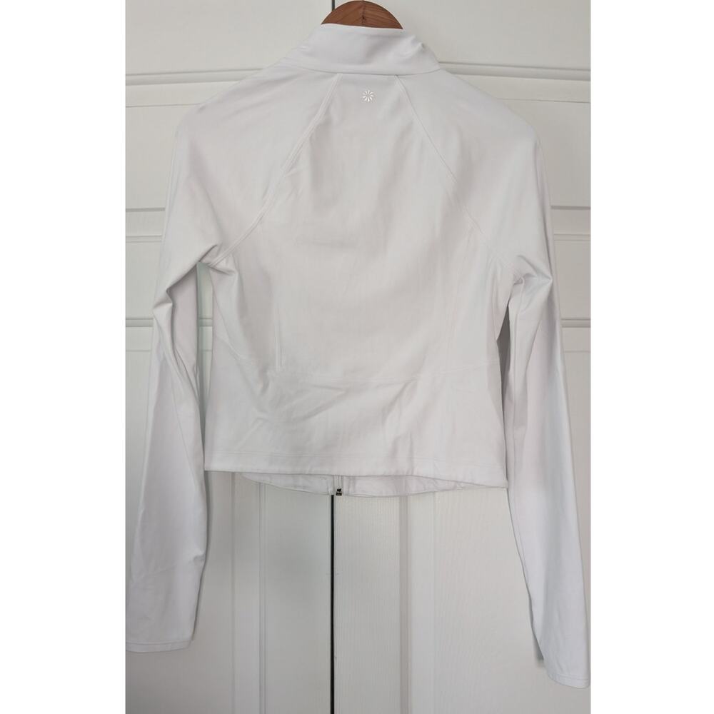 Athleta White Salutation Crop Jacket - Picture 7 of 10